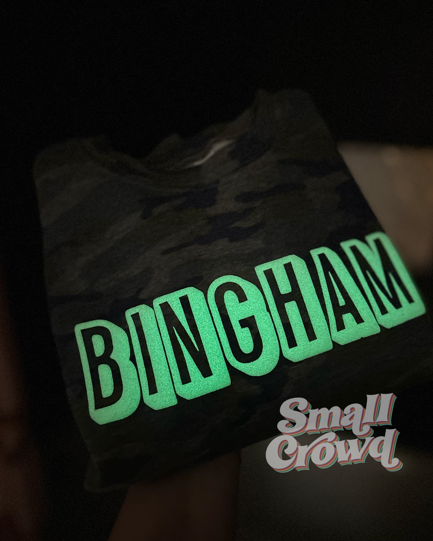 Custom Puff - Glow In The Dark on Camo