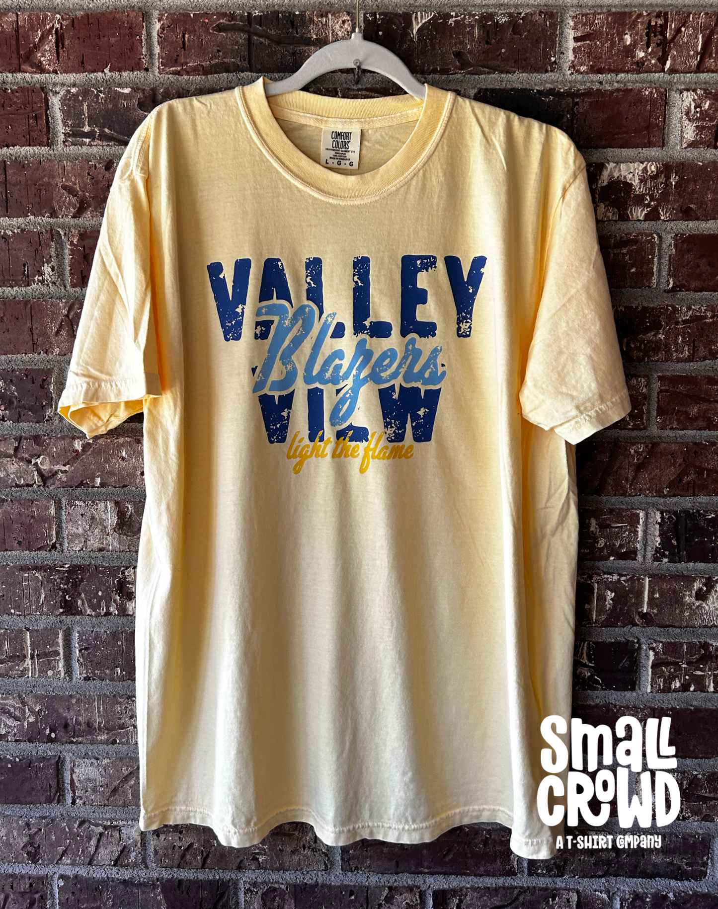 Valley View Blazers LTF distressed - Butter