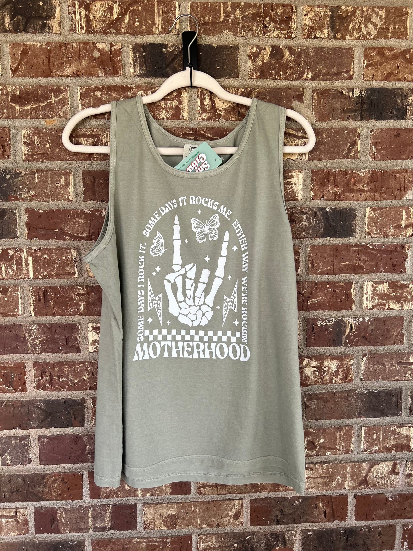 Motherhood - Sandstone - Comfort Colors Tank Top