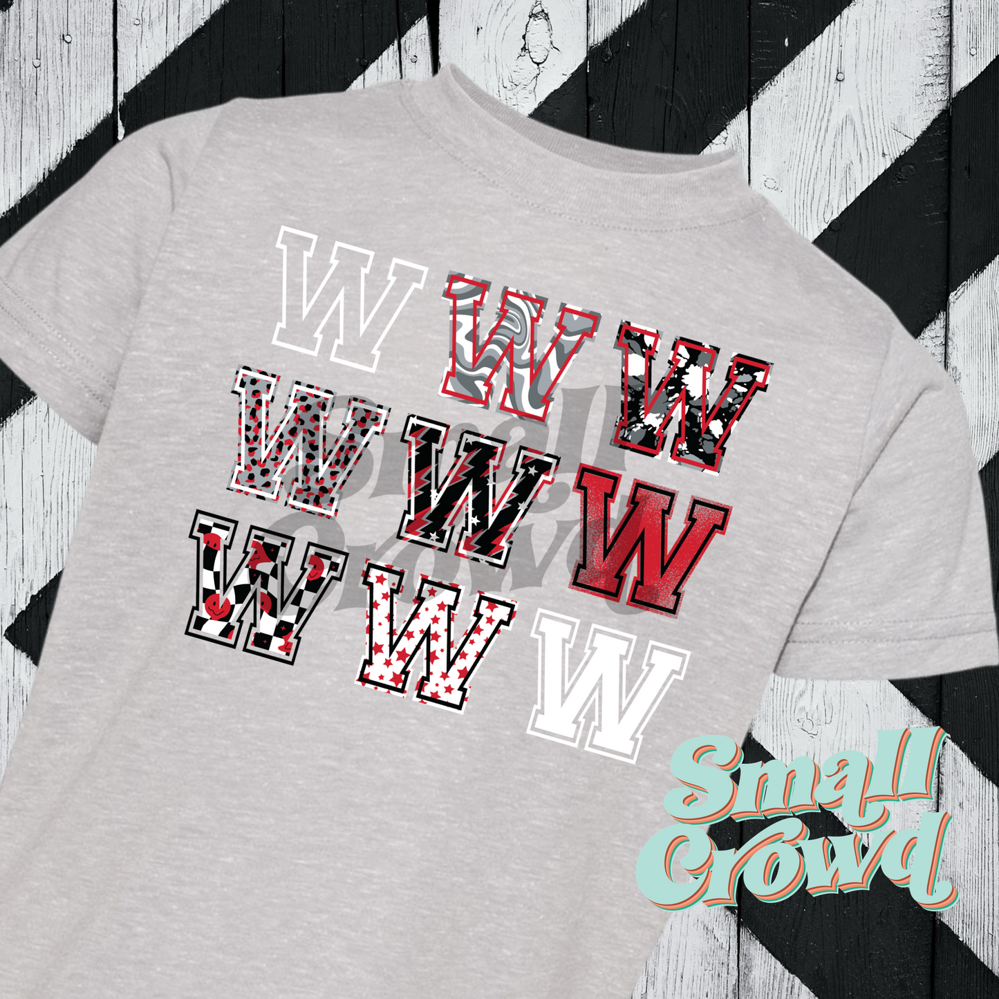 Westside Warriors Patterns - Grey Tee (rabbit skins/LAT)