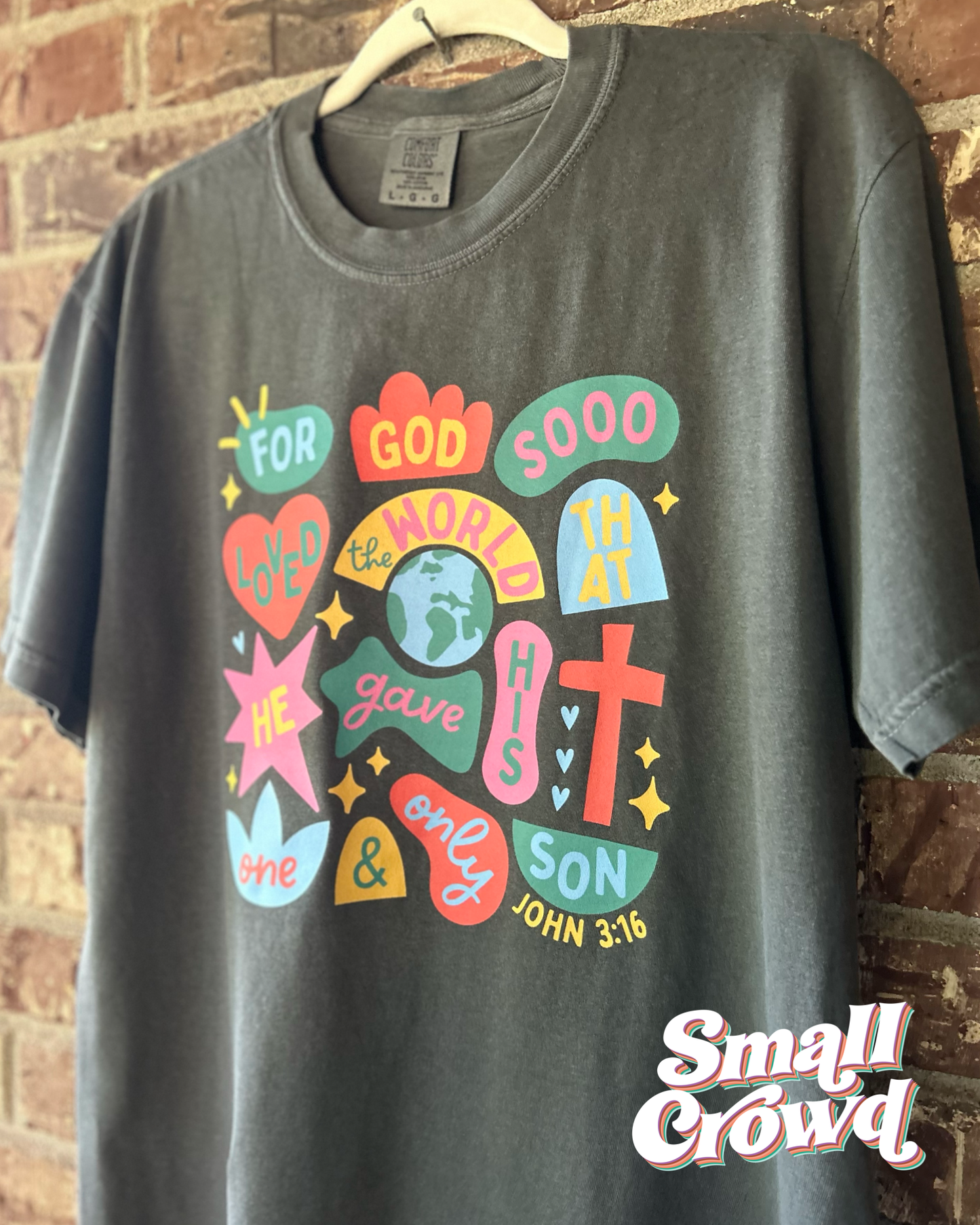 John 3:16 on PEPPER - Adult Graphic Tee/Tank