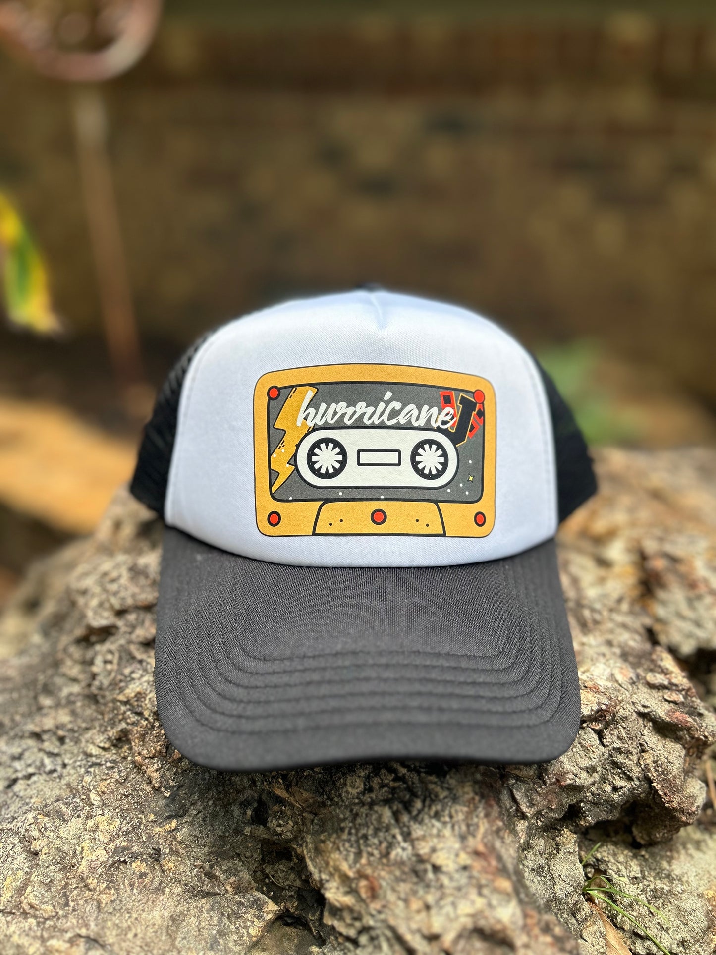 Canes Mixtape - Black/White Trucker Hat