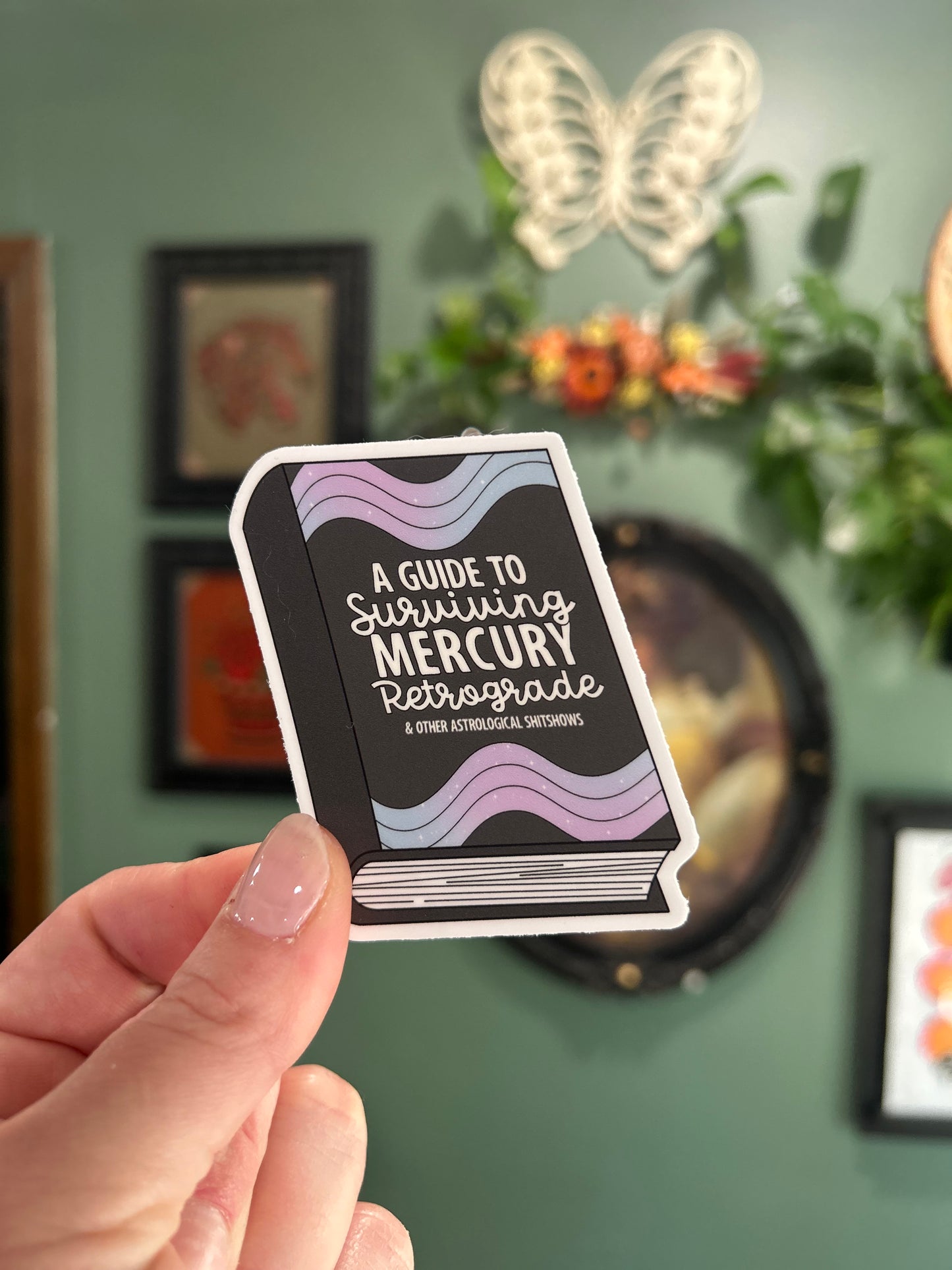 Mercury Retrograde - Laptop/Waterbottle Sticker