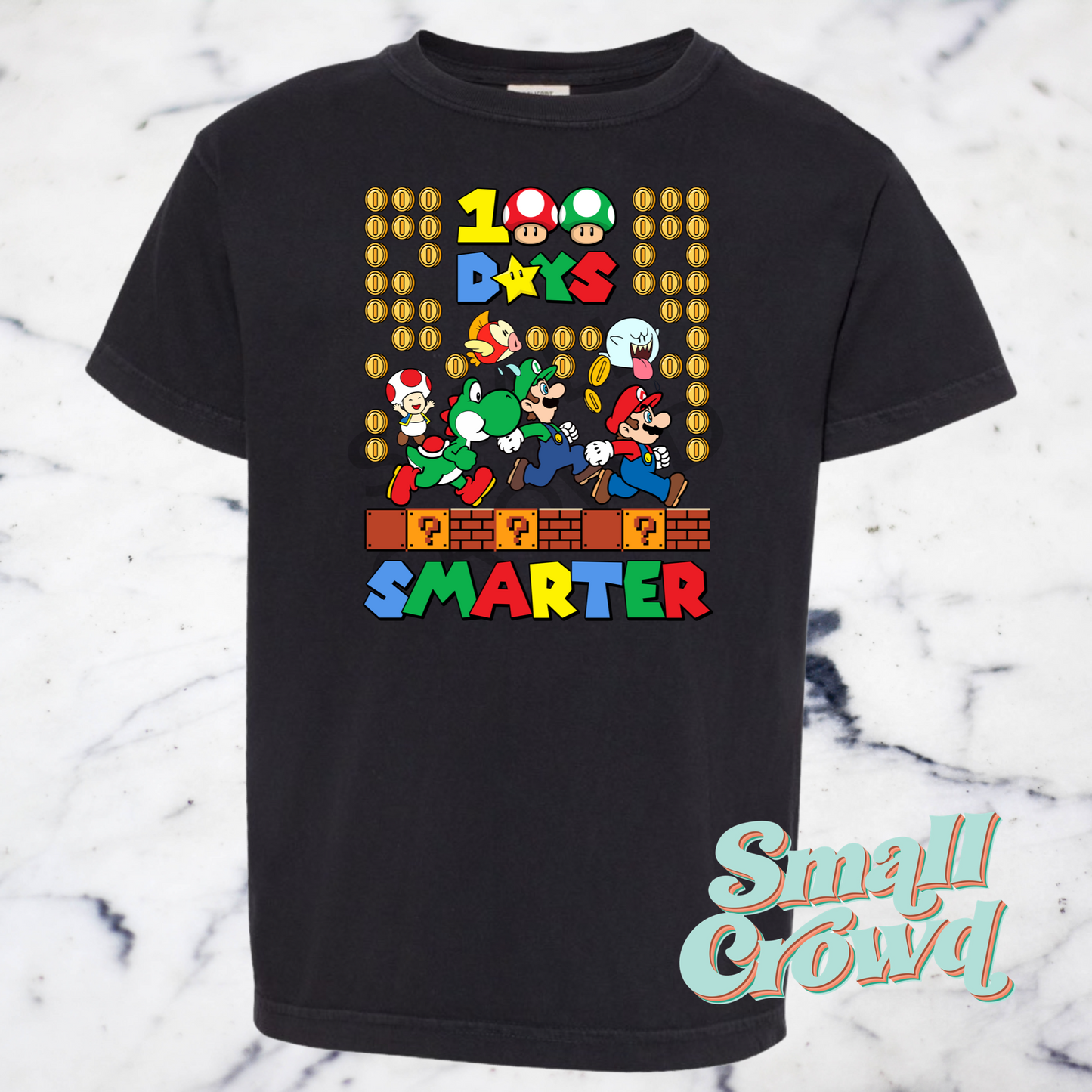 Happy 100 Days Smarter on black - COMFORT COLORS™