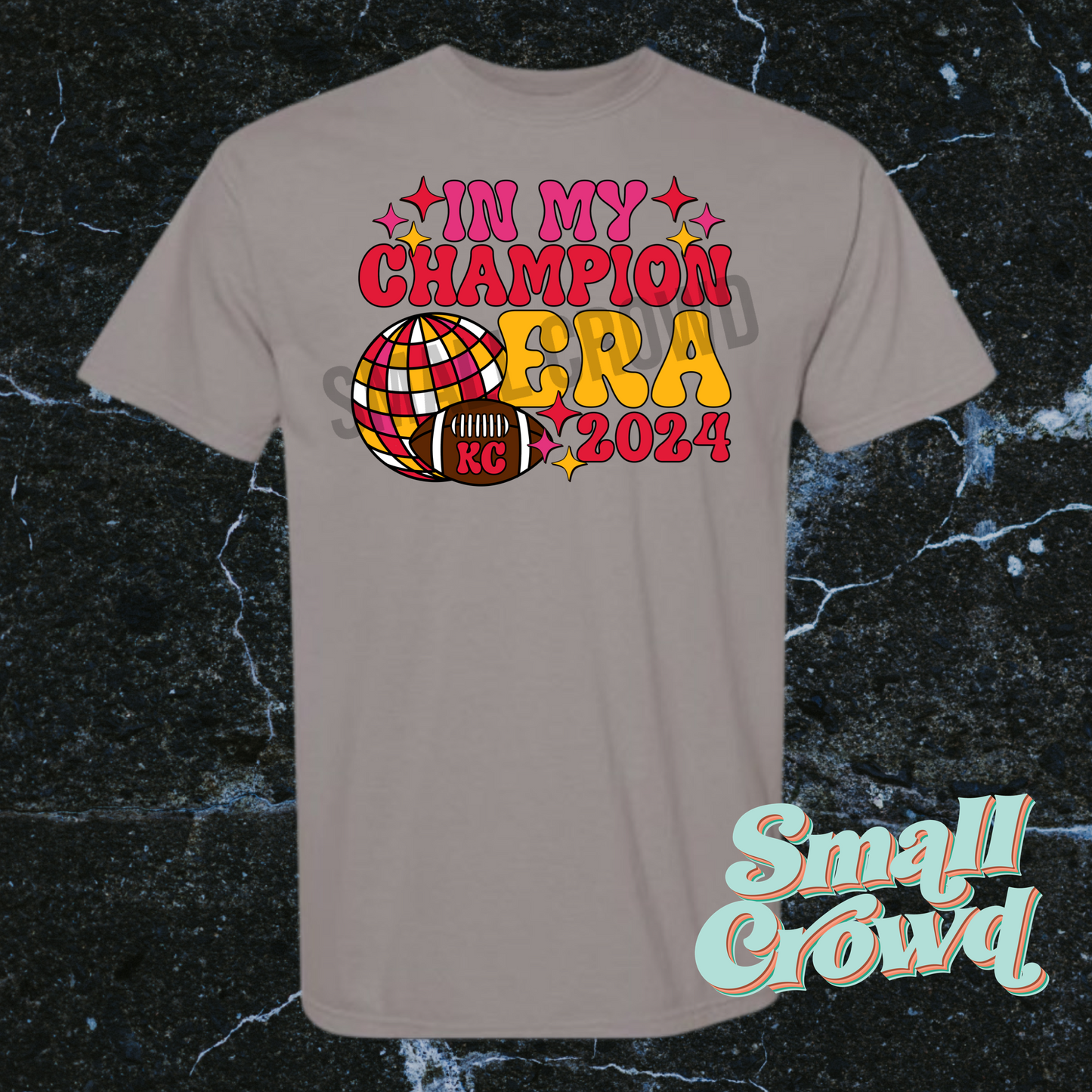 In My Champs Era Disco - Grey - COMFORT COLORS™