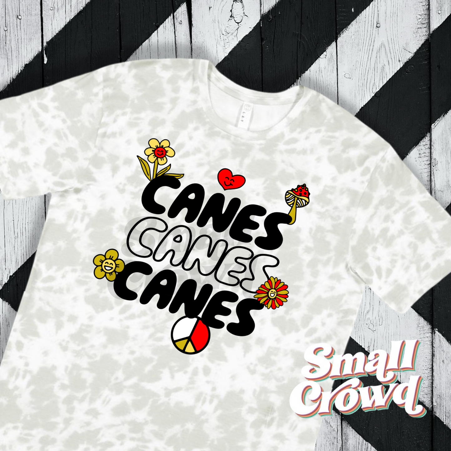 Jonesboro Hurricane Y2K girly Tee - haze tie dye
