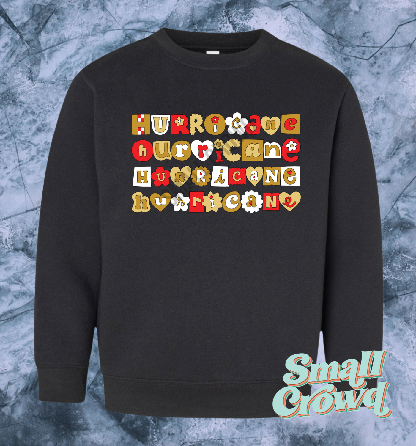 Hurricane Cutie Stack - Black Sweatshirt