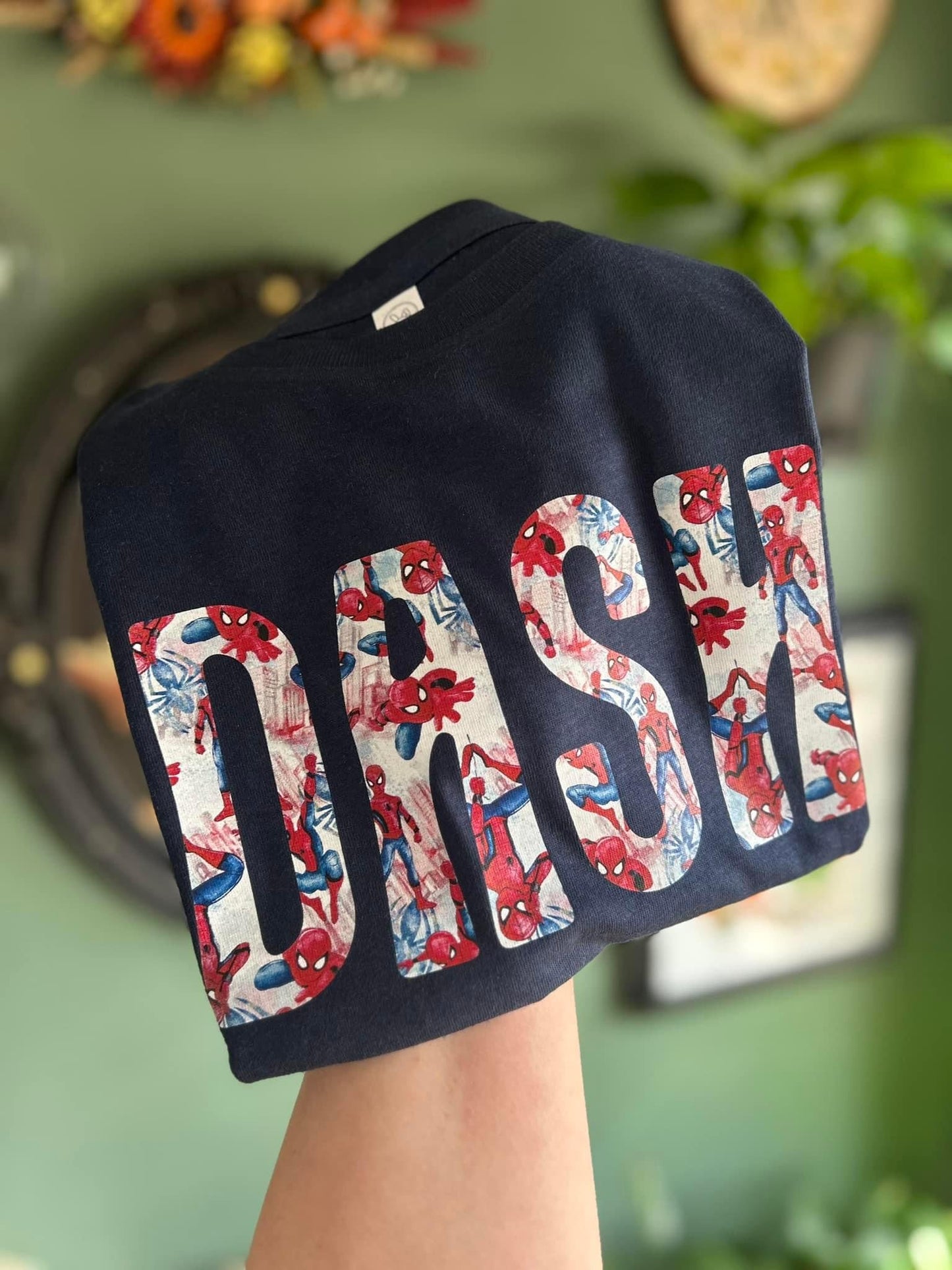 Spider Custom Name - navy