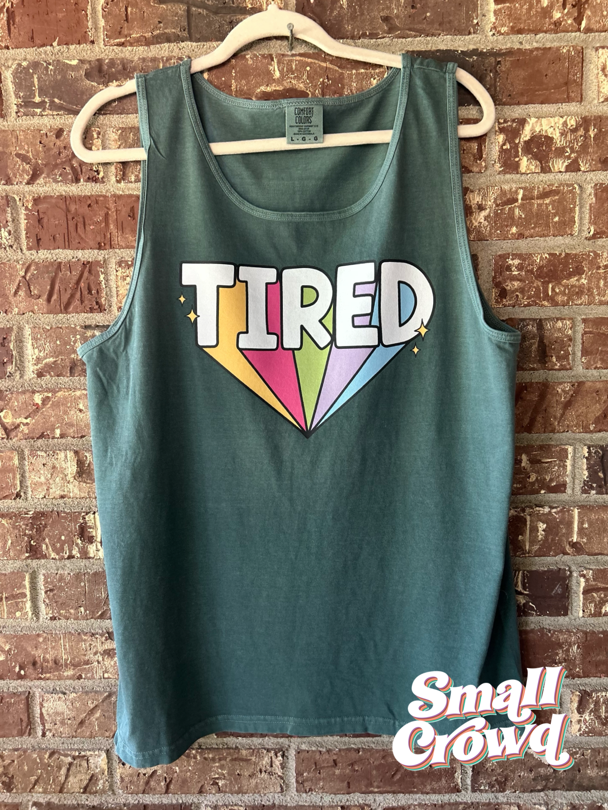 TIRED on BLUE SPRUCE - Adult Graphic Tee/Tank