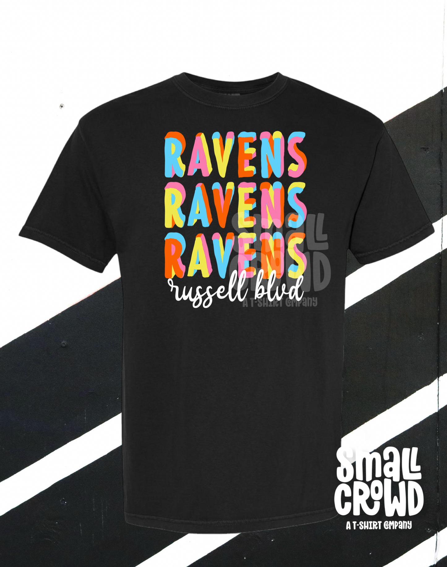 Russell Blvd Ravens - Black