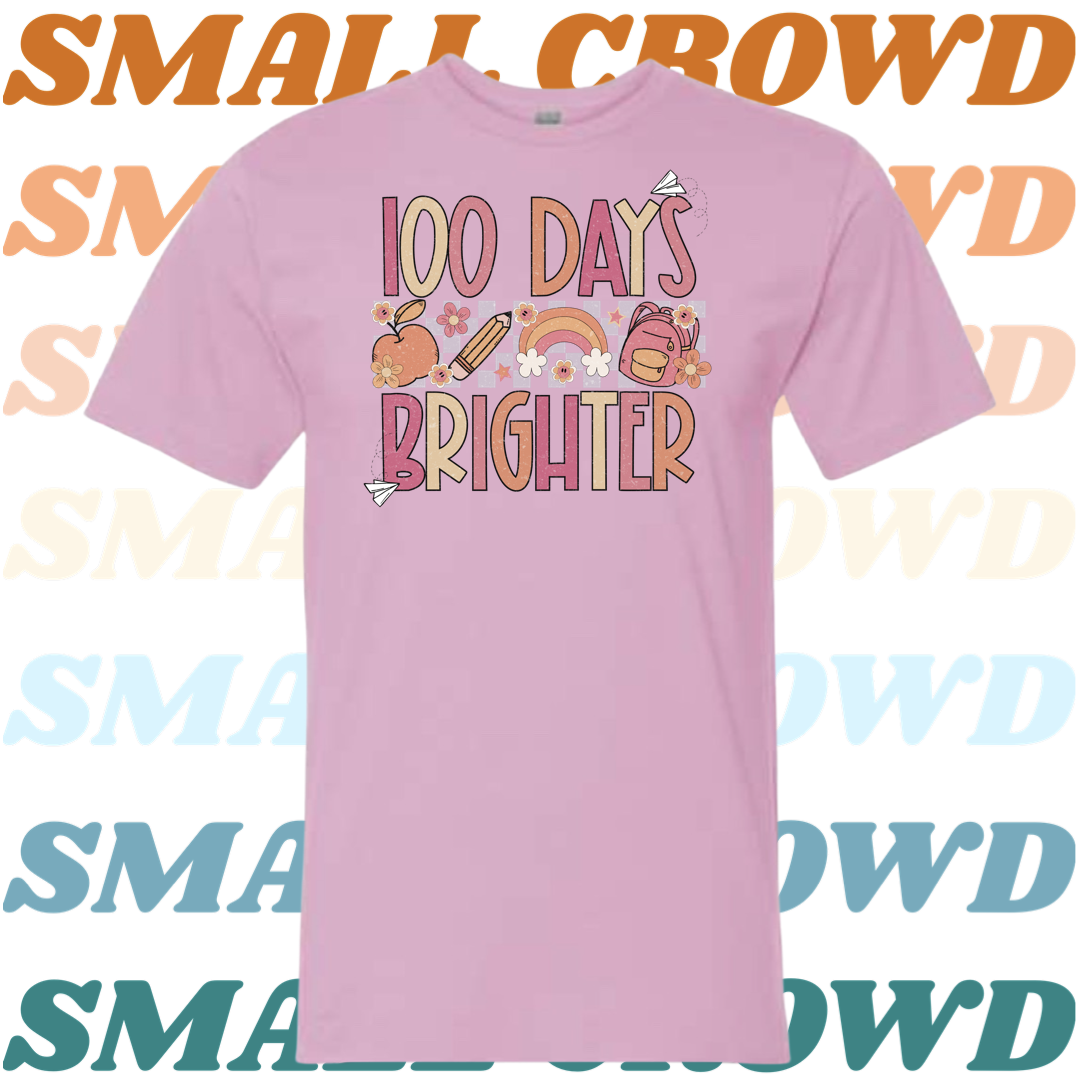 100 Days Brighter Graphic tee - pink