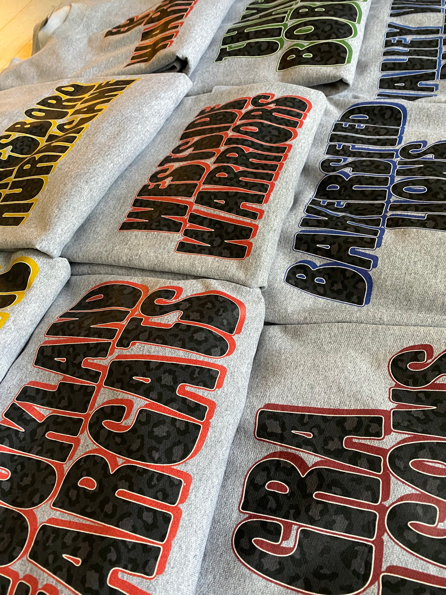 Black Leopard School Sweatshirt
