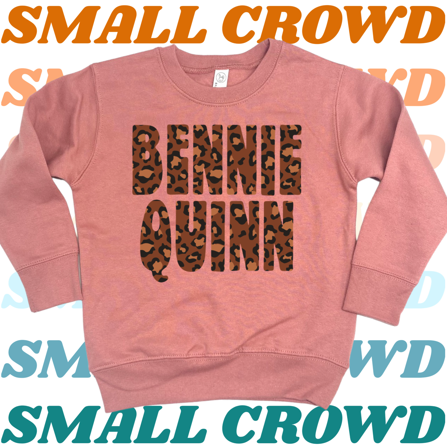 Leopard Sweatshirt - Mauve