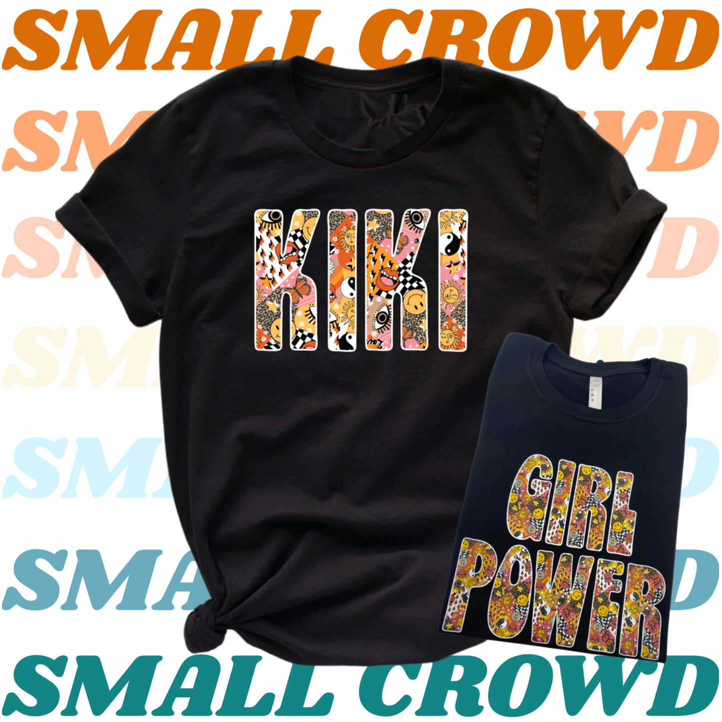 90s Aesthetic Name tee - Black