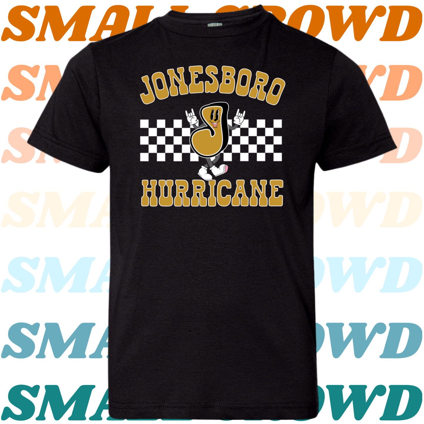 Jonesboro Retro Character School tee - Black