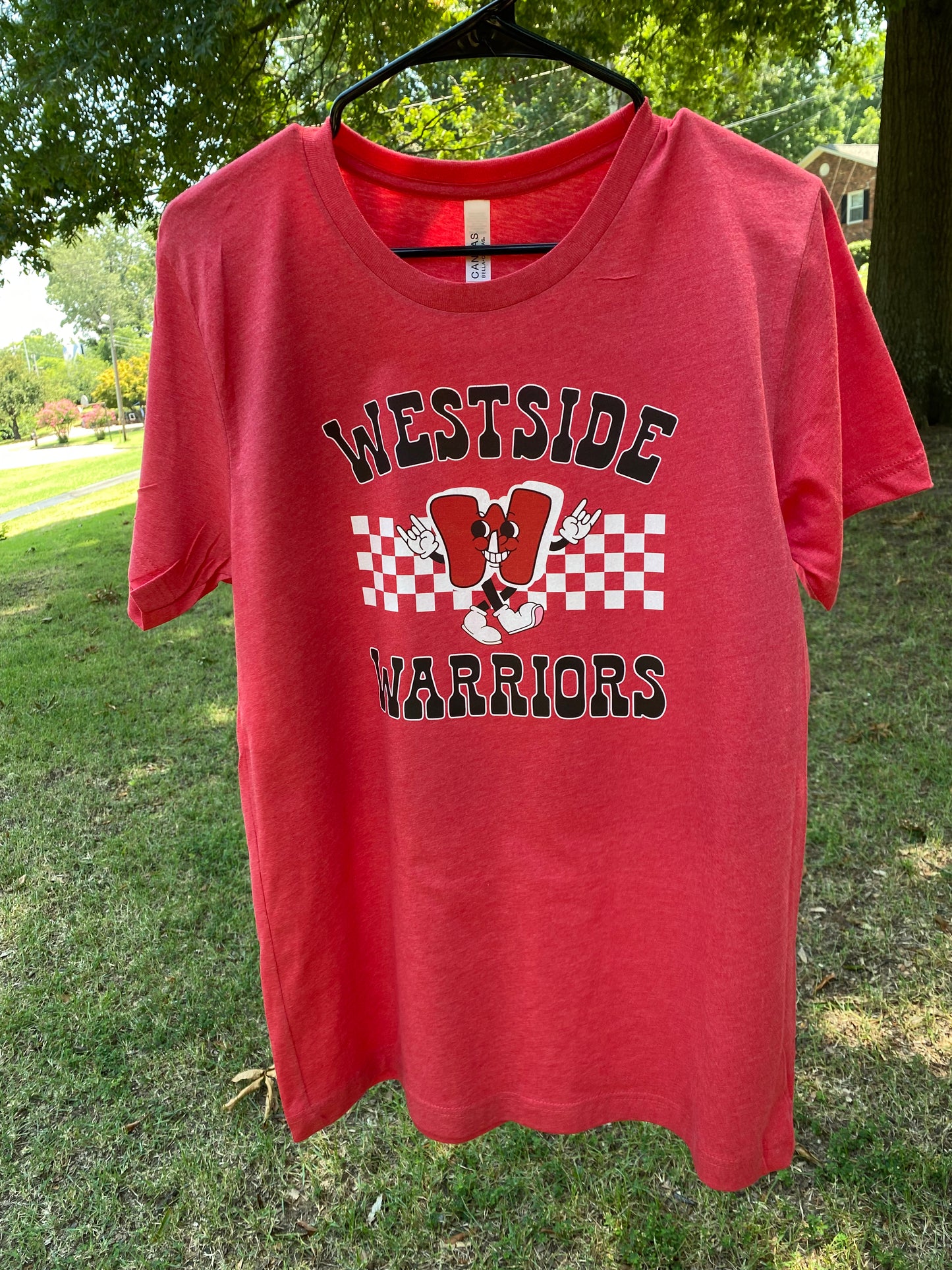 Westside Retro Character School tee - Heather red tee