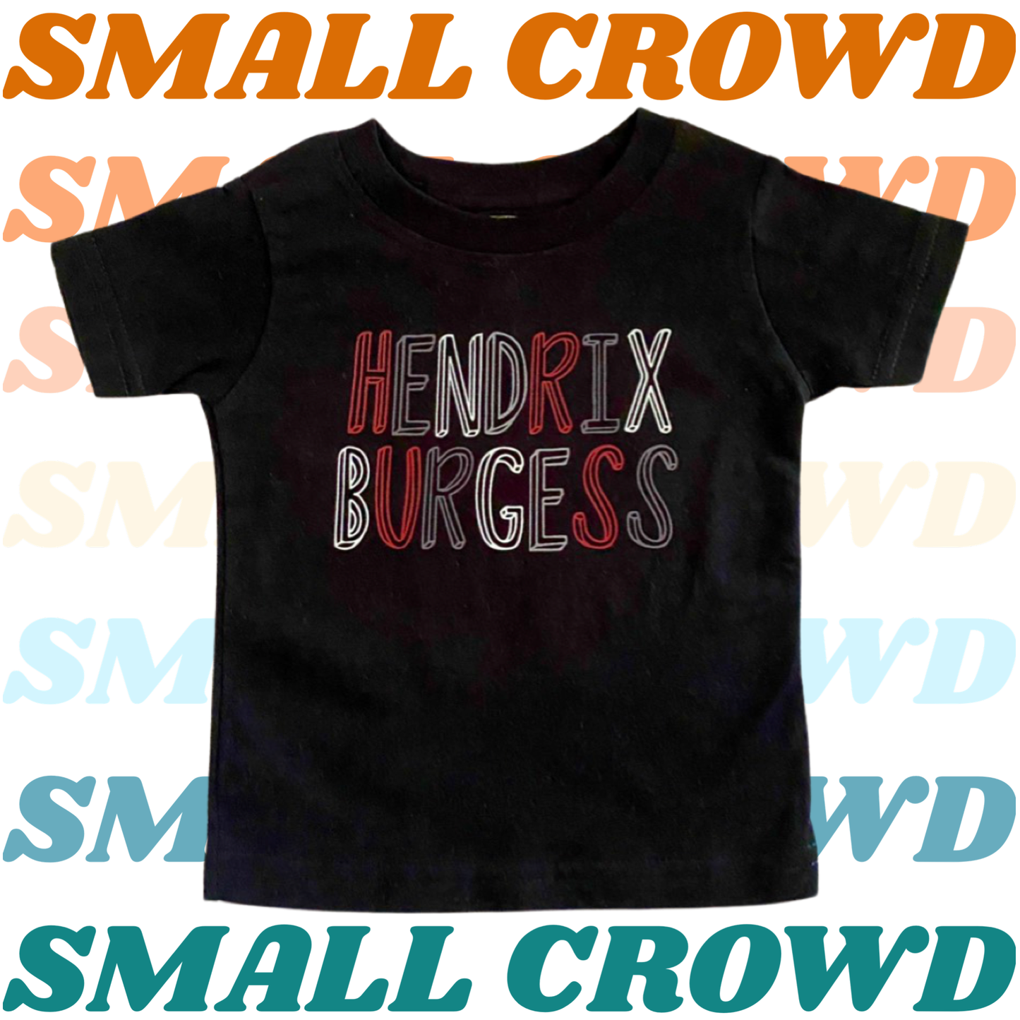 JUNO RED Name tee - black TEE
