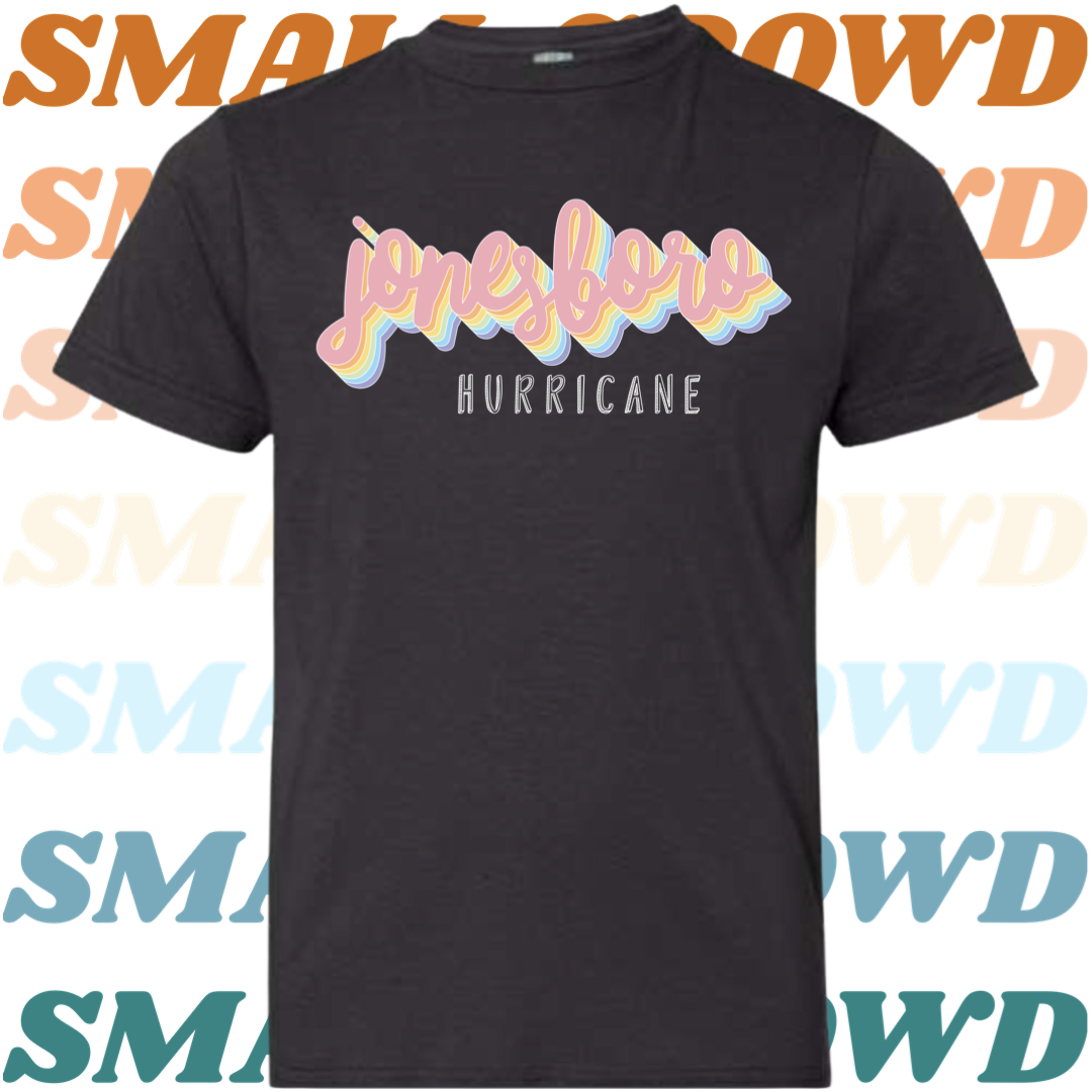 Jonesboro Hurricane Retro Pastel - Black