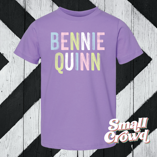 OG lavender Name Tee - lavender(LAT)/violet(comfort colors)