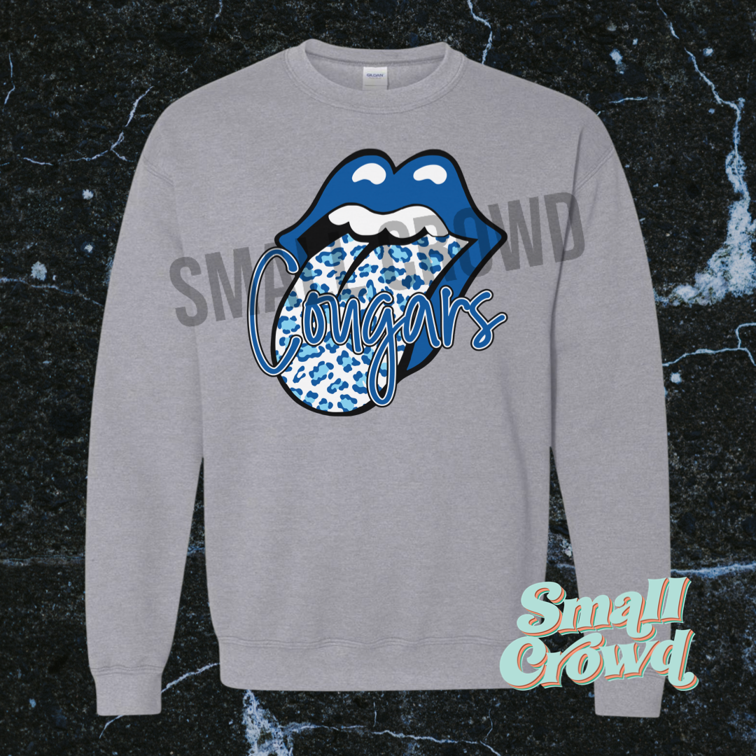 Cougars - Rockin Tongue Heather Grey