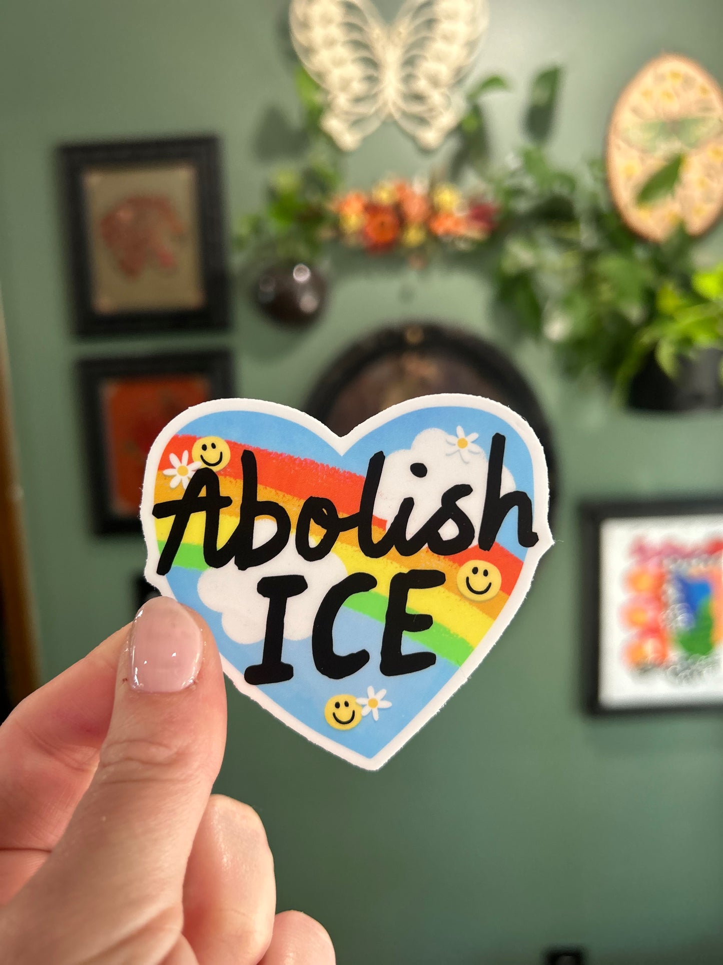 Abolish ICE - Laptop/Waterbottle Sticker