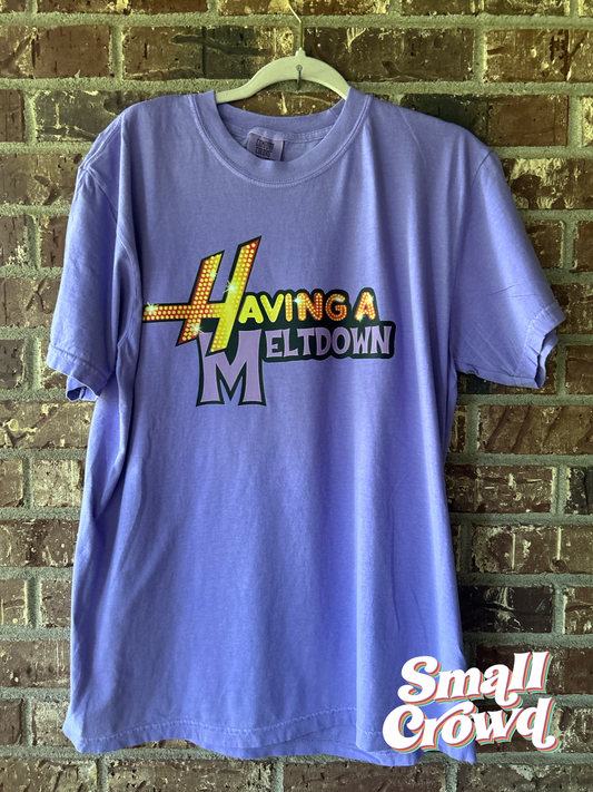 Having a Meltdown - violet - Adult Graphic Tee/Tank