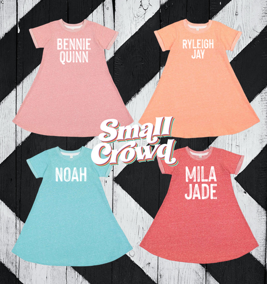 Custom OG Name - Youth Melange Dress
