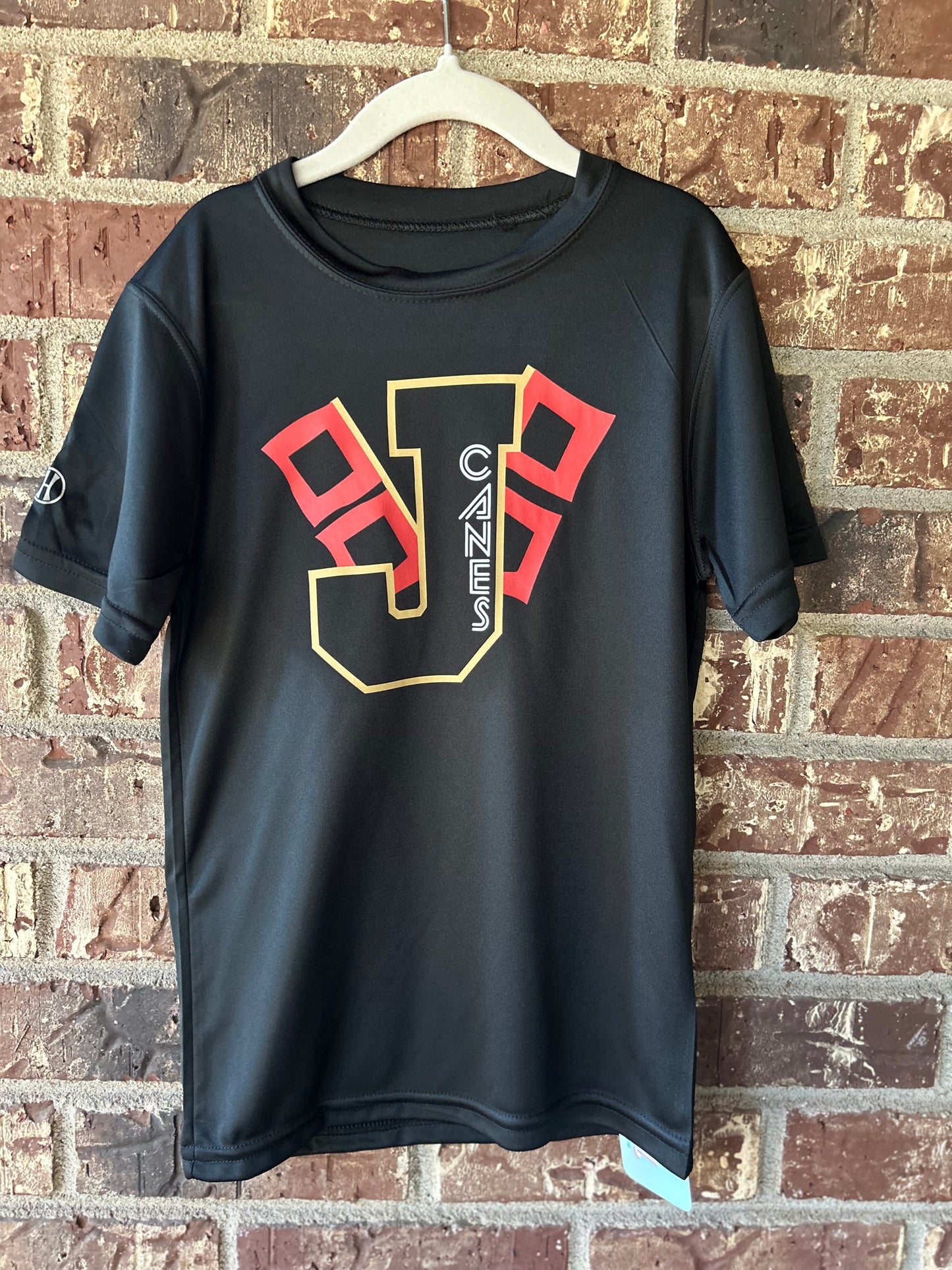 Jonesboro Canes Knockout- *Moisture Wicking Tee* - black