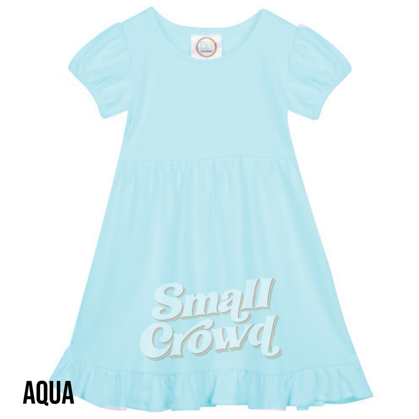 icy Sisters Name - Ruffle Dress short sleeve