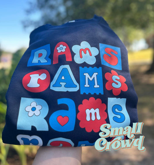Paragould Rams Cutie Stack - navy shirt