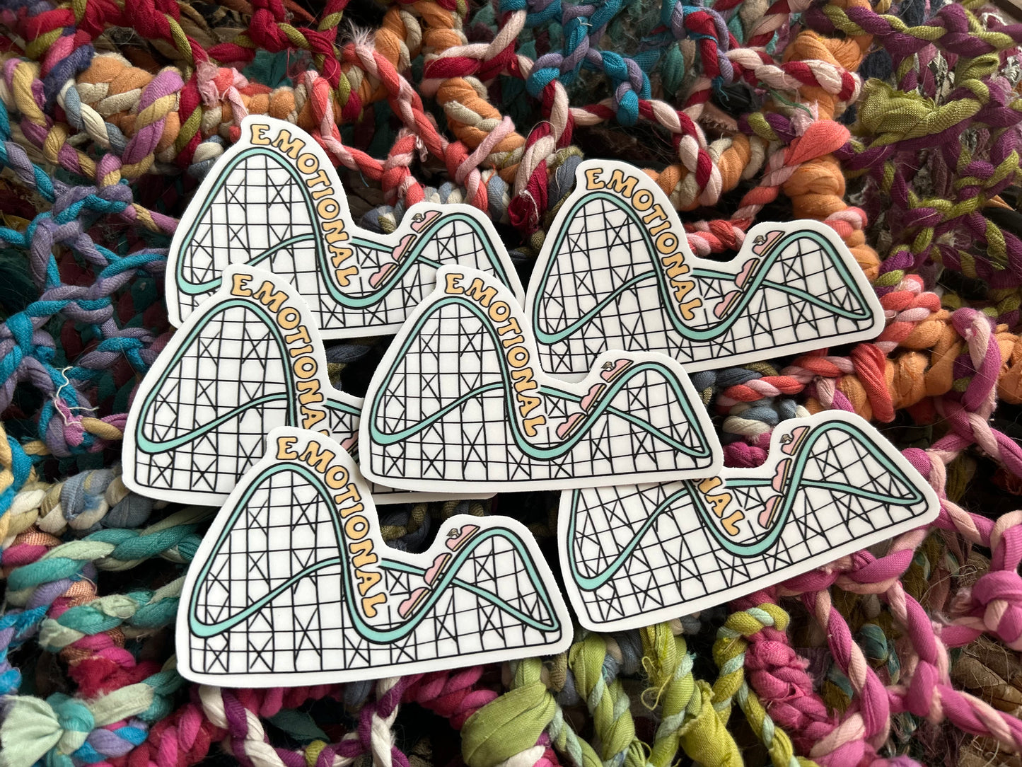 Emotional Rollercoaster - Laptop/Waterbottle Sticker