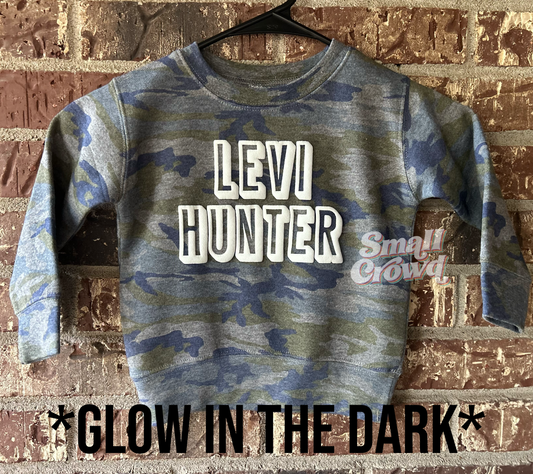 Custom Puff - Glow In The Dark on Camo