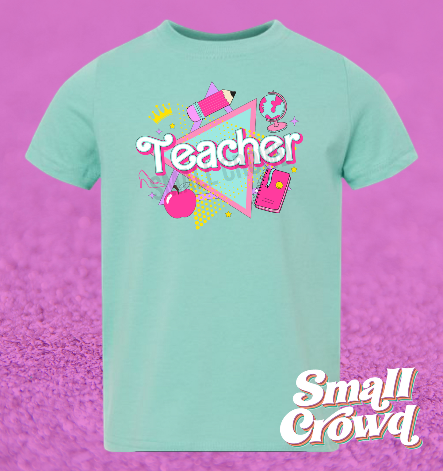 90s Doll Inspired Grade Level Tee- chill/chalky mint (preschool - 11th + teacher)