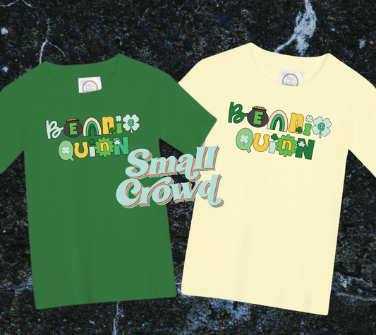 St. Patty's Pop Custom Name - Unisex Cotton Tees