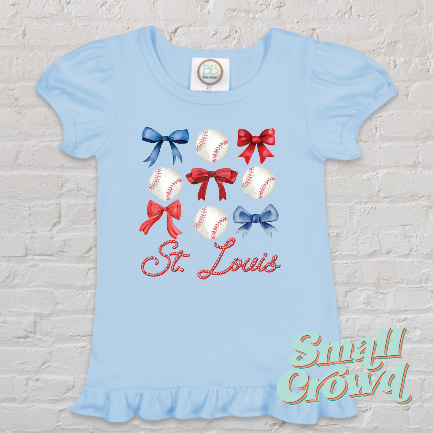 St Louis Bows - light blue