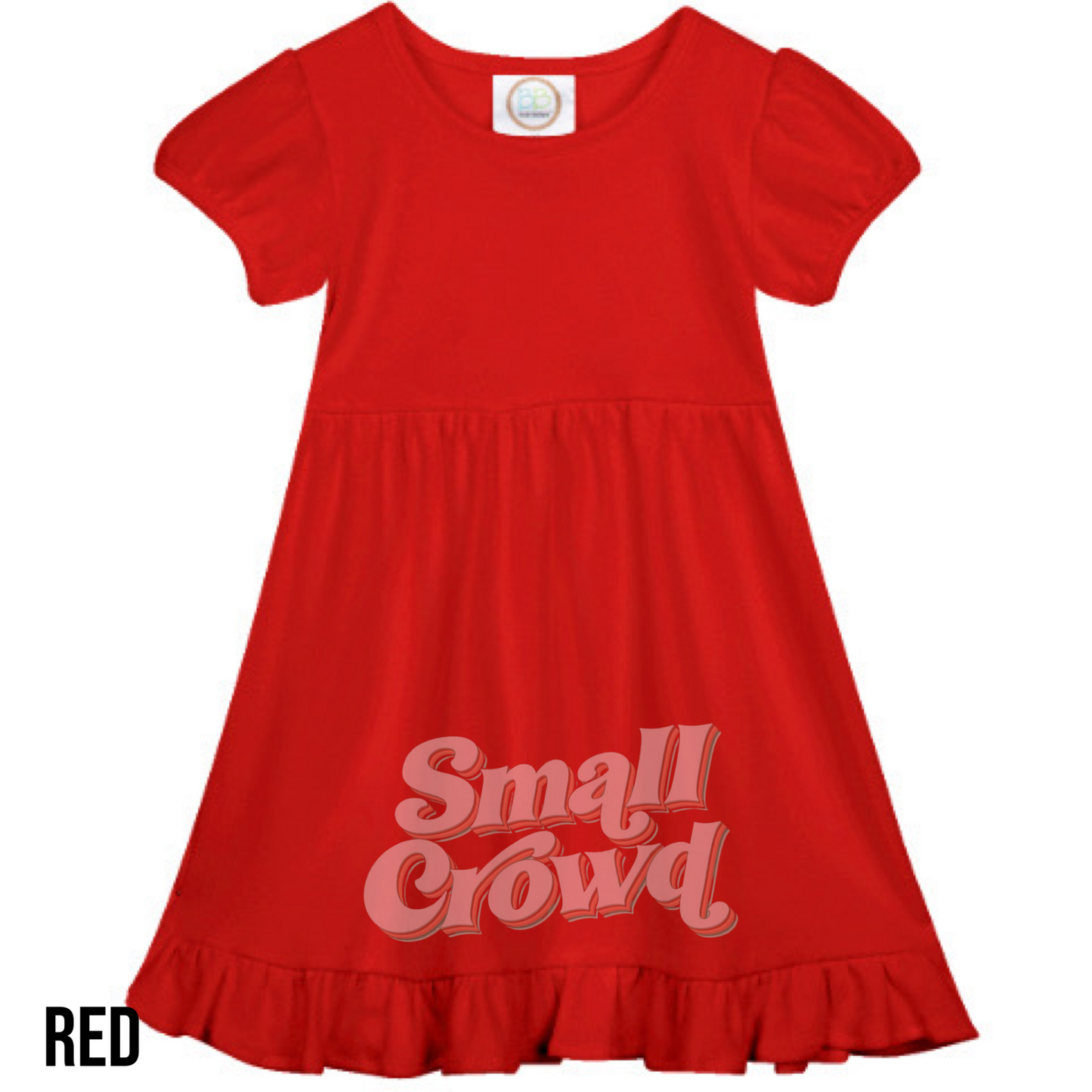 Groovin Flowers Name - Ruffle Dress short sleeve