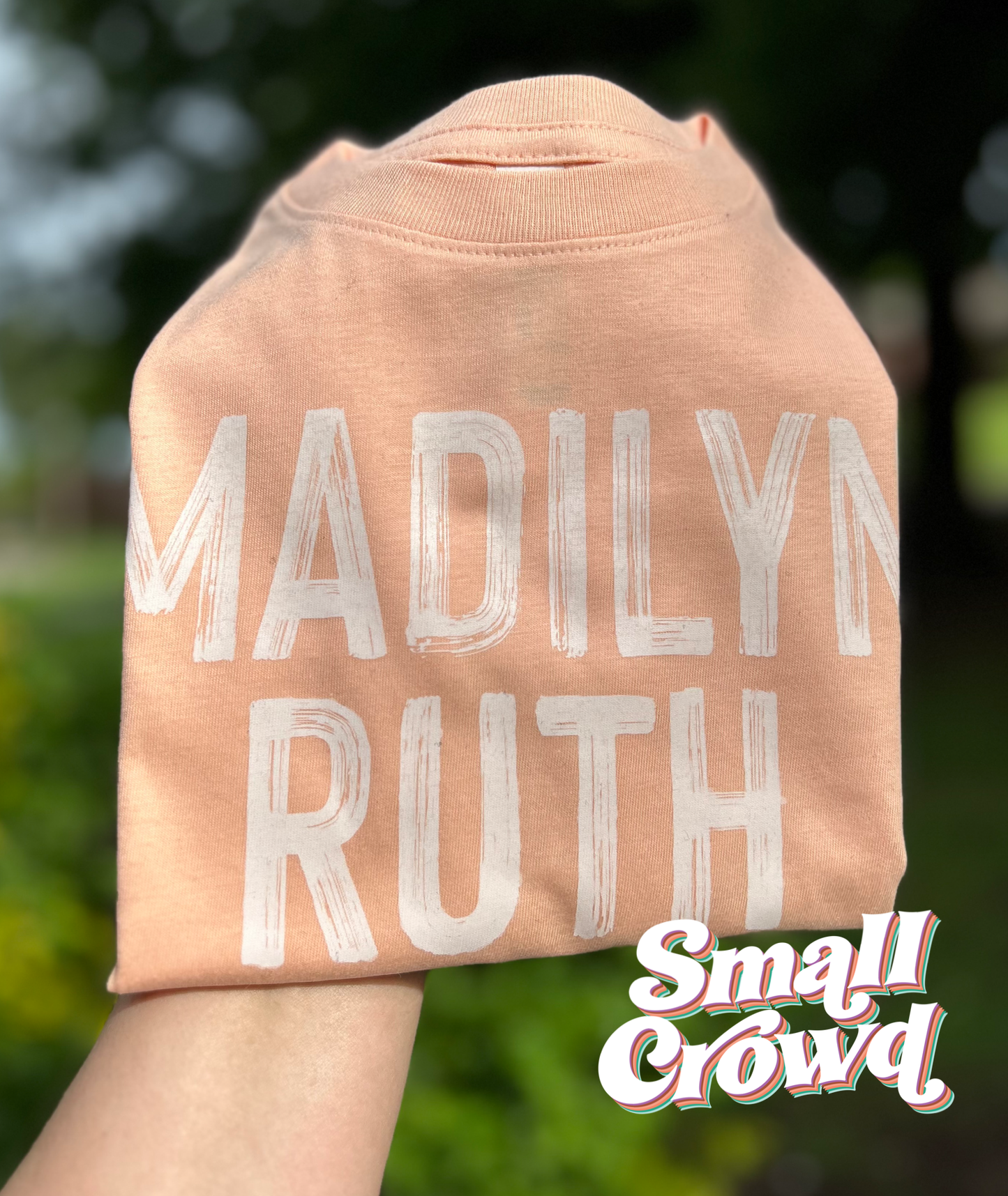 OG Custom Name tee - Peachy