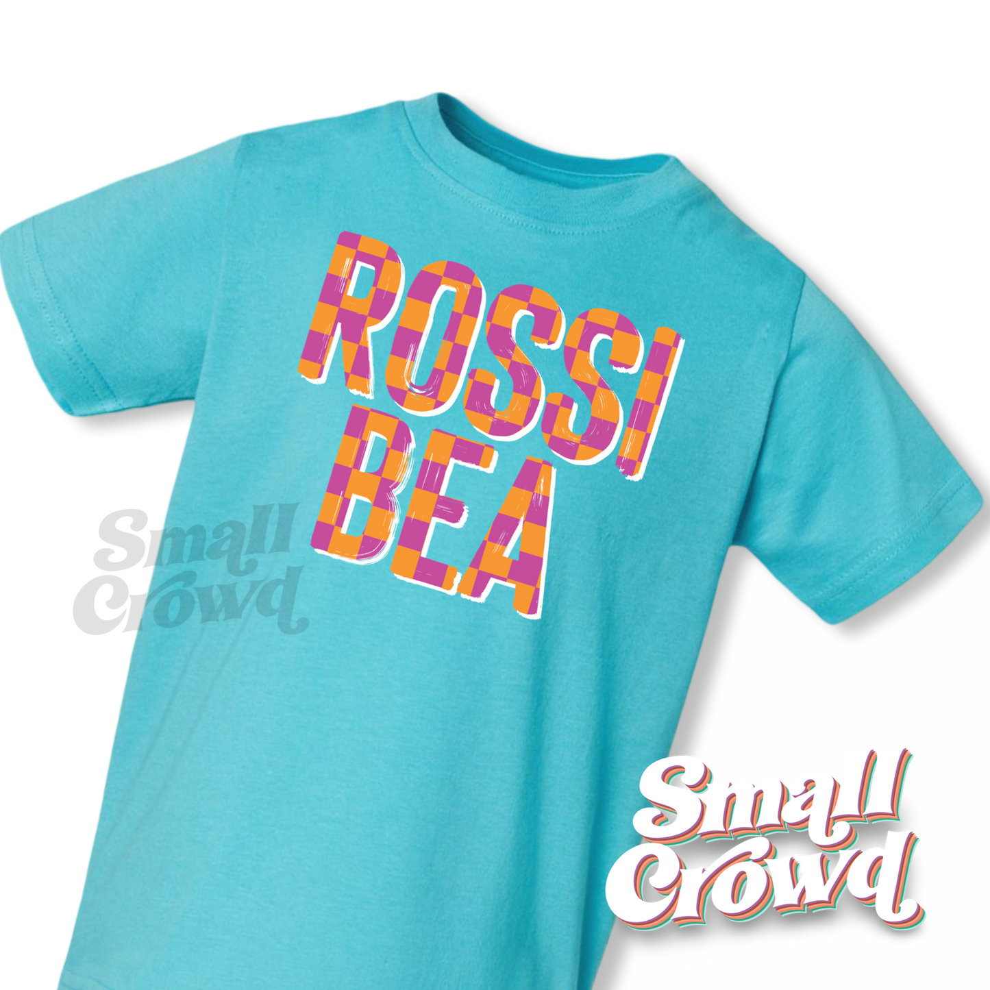 Bright Summer Checks OG Custom - Caribbean