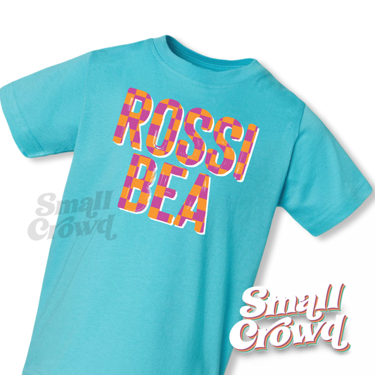 Bright Summer Checks OG Custom - Caribbean