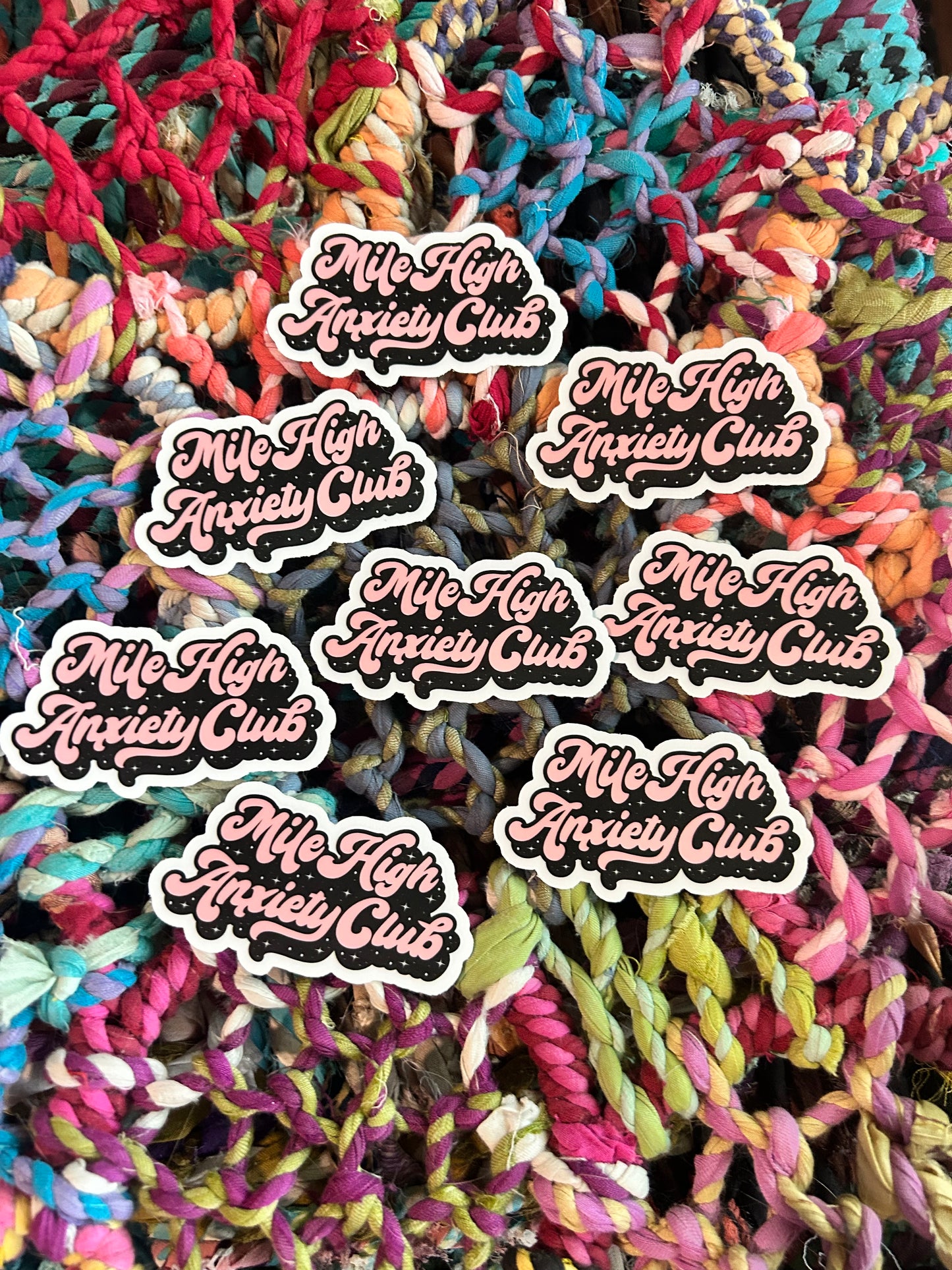 Mile High Anxiety Club - Laptop/Waterbottle Sticker
