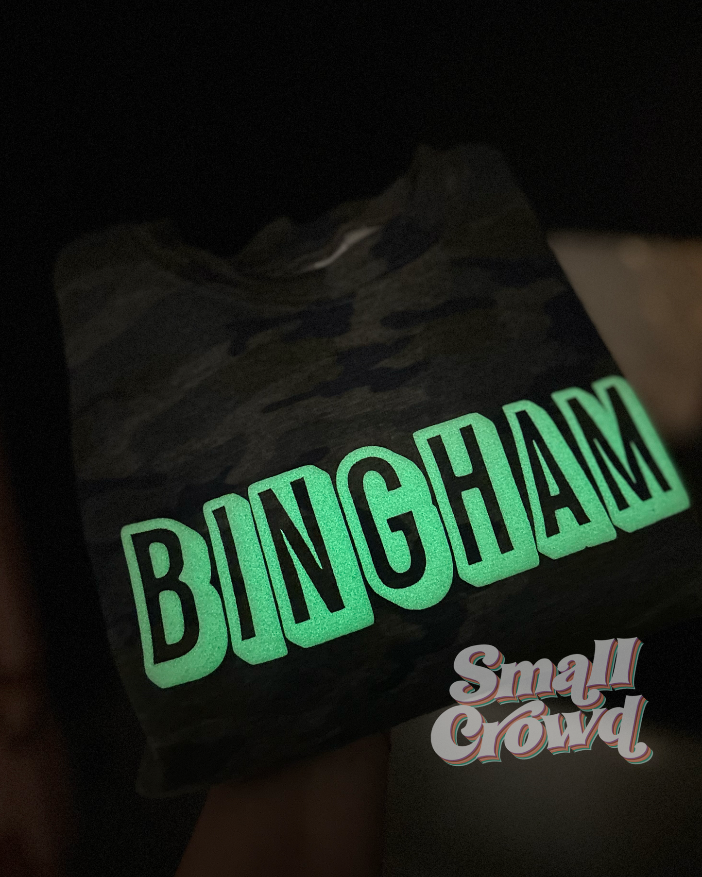 Custom Puff - Glow In The Dark on Camo