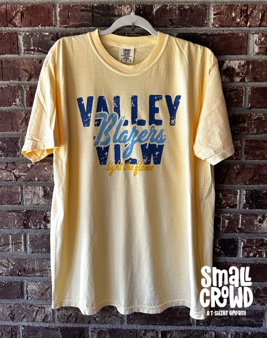 Valley View Blazers LTF distressed - Butter