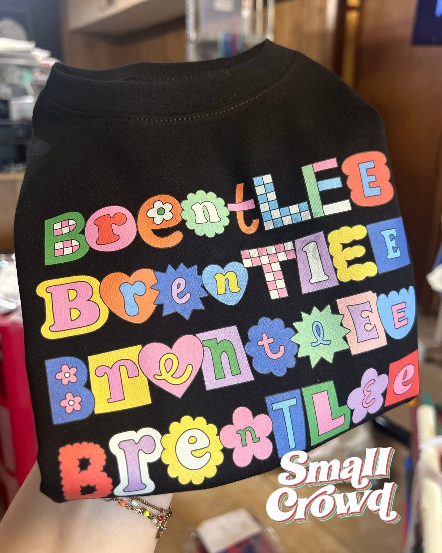 Custom Girly Pop Name - Black