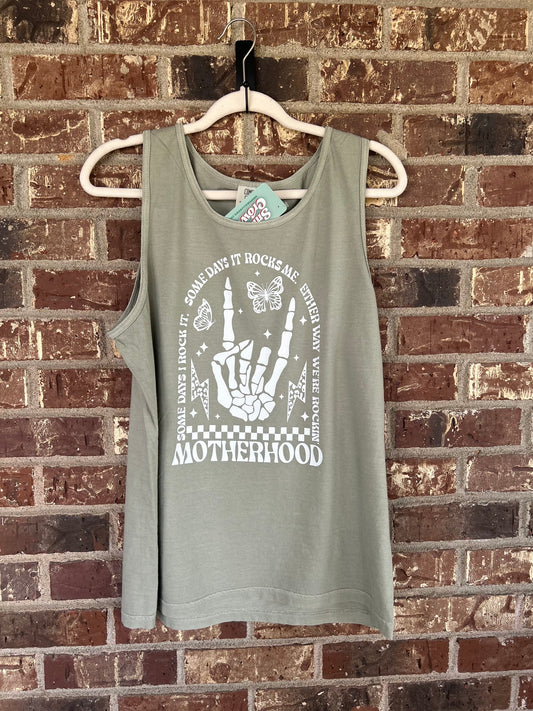 Motherhood - Sandstone - Comfort Colors Tank Top