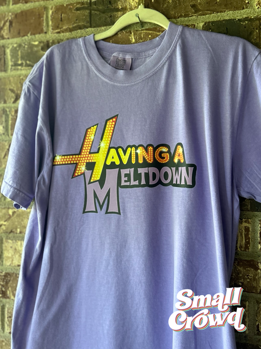 Having a Meltdown - violet - Adult Graphic Tee/Tank