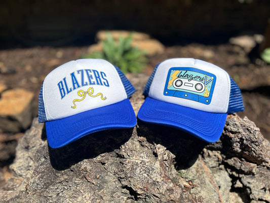 Blazers Coquette - Blue/White Trucker Hat