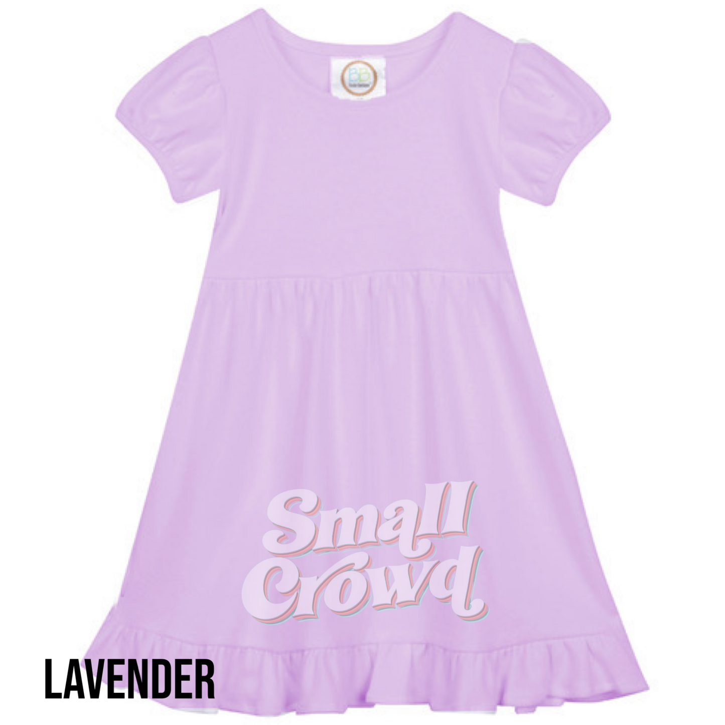 Groovin Flowers Name - Ruffle Dress short sleeve