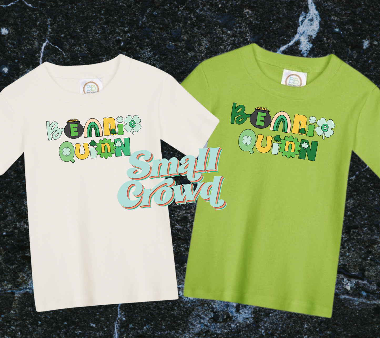 St. Patty's Pop Custom Name - Unisex Cotton Tees