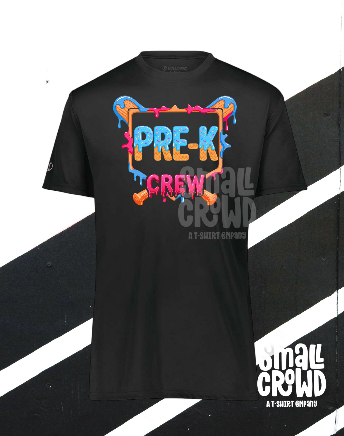 Ice Cream Drip Grade Level - *Moisture Wicking Tee* - black [Pre K - 6th grade]