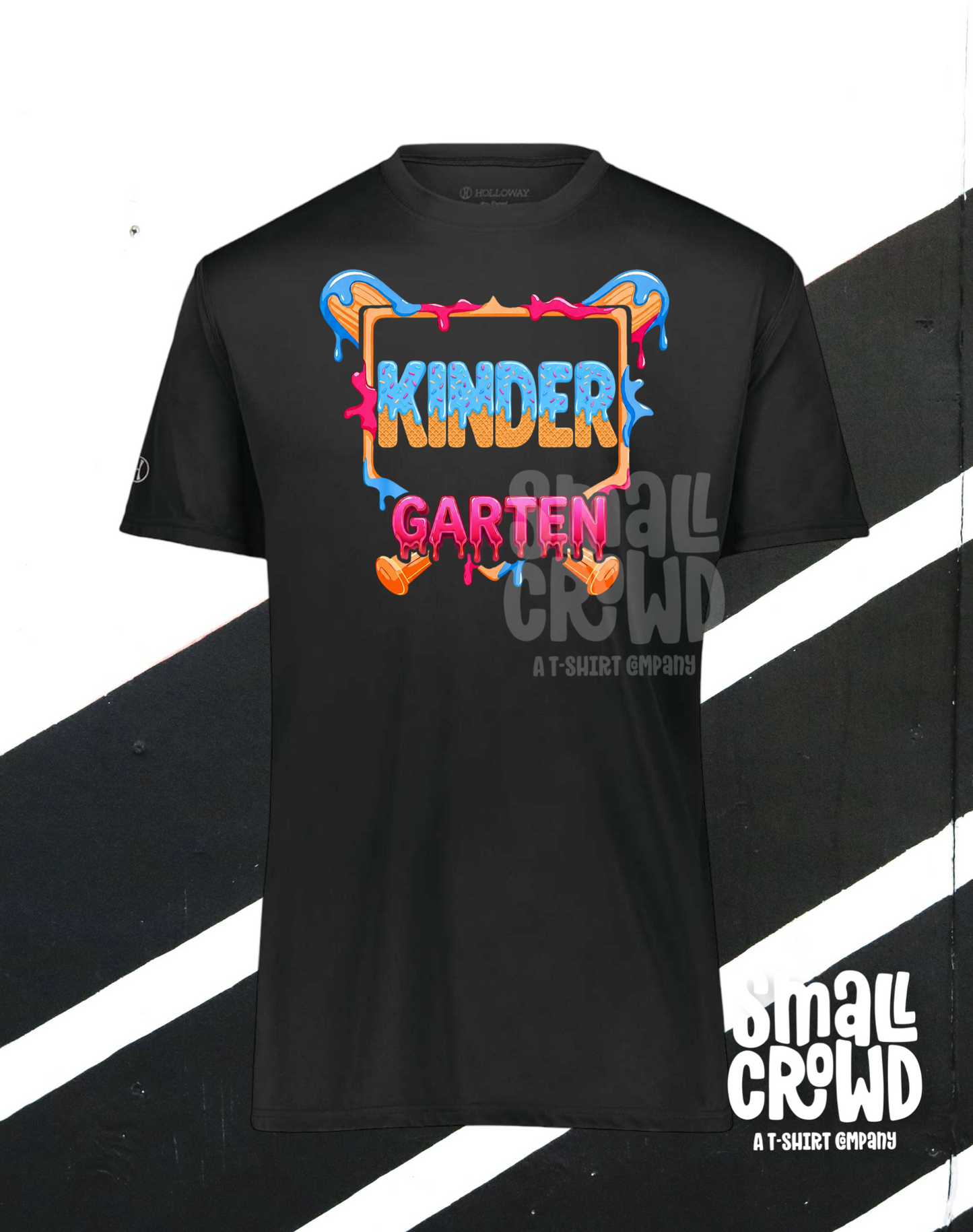 Ice Cream Drip Grade Level - *Moisture Wicking Tee* - black [Pre K - 6th grade]